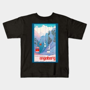 Engelberg, Switzerland,Ski Poster Kids T-Shirt